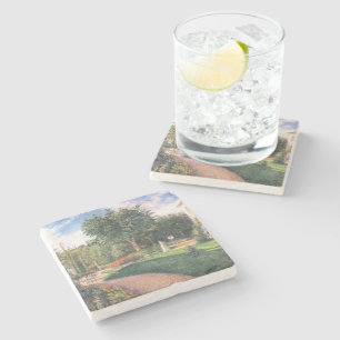Dessous-de-verre En Pierre Le Jardin des Mathurins Camille Pissarro