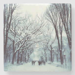 Dessous-de-verre En Pierre Le mail de Central Park en hiver
