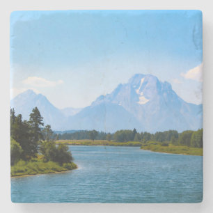 Dessous-de-verre En Pierre Le Parc national de Grand Teton