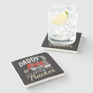 Dessous-de-verre En Pierre Le Petit Camionneur de Papa