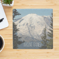 Le pic de neige du Mont Rainier