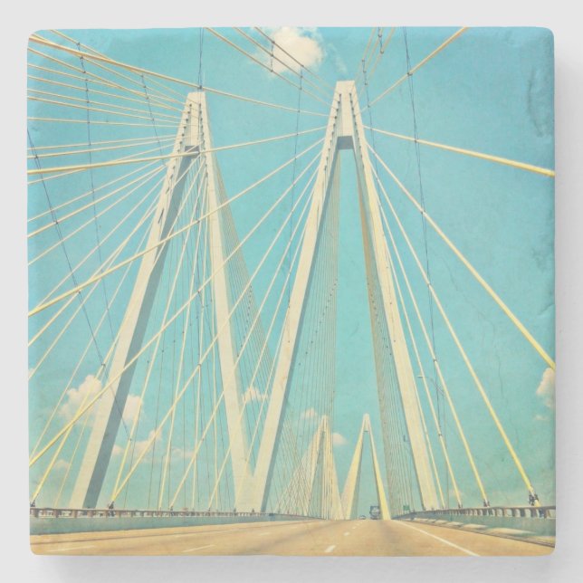 Dessous-de-verre En Pierre Le pont de Fred Hartman (Devant)