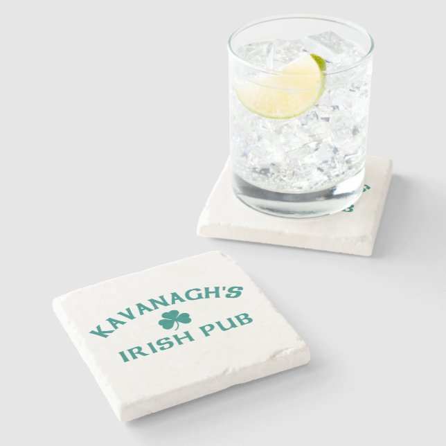 Dessous-de-verre En Pierre Le pub irlandais de Kavanagh (Côté)