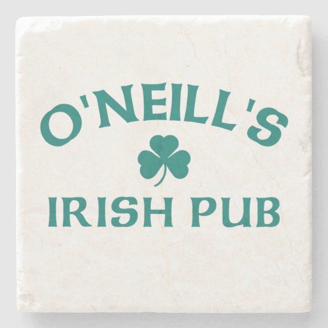 Dessous-de-verre En Pierre Le pub irlandais d'O'Neill  (Devant)