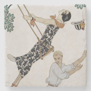Dessous-de-verre En Pierre Le Swing, années 1920