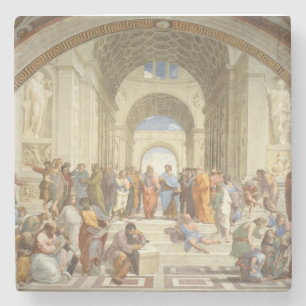 Dessous-de-verre En Pierre L'école de Raphael d'Athènes