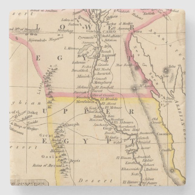 Dessous-de-verre En Pierre L'Egypte 2 (Devant)