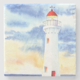 Dessous-de-verre En Pierre Les monts du phare nautique