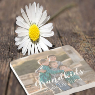 Dessous-de-verre En Pierre Les petits font la vie grand