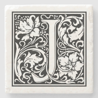 Dessous-de-verre En Pierre Lettre vintage "J"