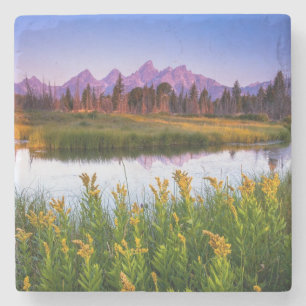Dessous-de-verre En Pierre Lever de soleil de Teton