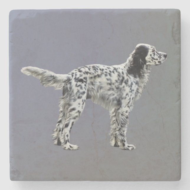 Dessous-de-verre En Pierre Liewellin Setter (Devant)