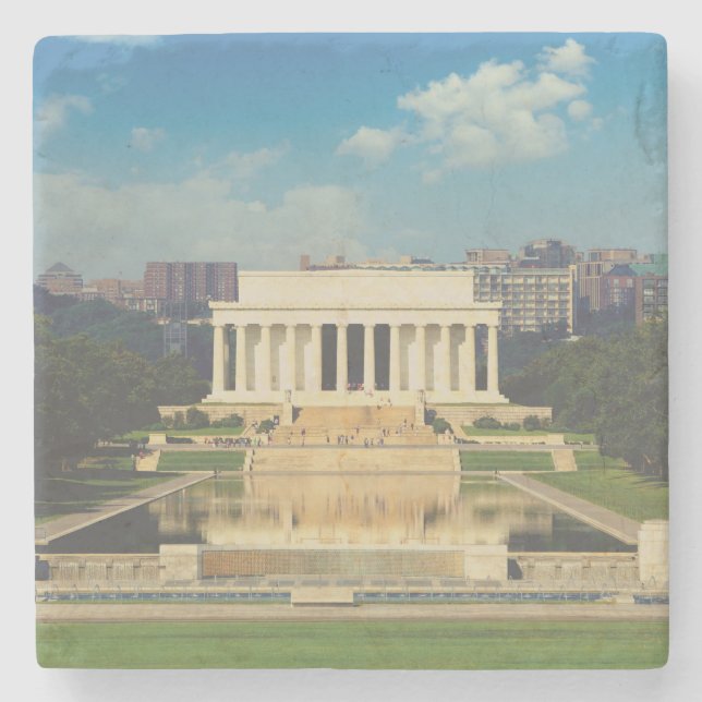 DESSOUS-DE-VERRE EN PIERRE LINCOLN MEMORIAL (Devant)