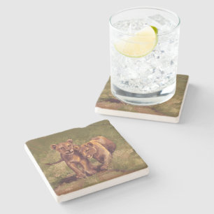 Dessous-de-verre En Pierre Lion Cubs