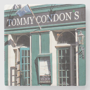 Dessous-de-verre En Pierre L'Irish Pub Charleston de Tommy Condon, SC. Dessou