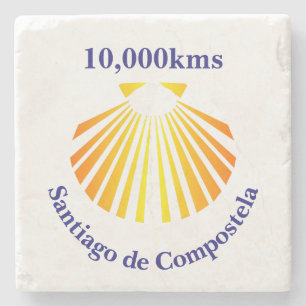Dessous-de-verre En Pierre logo Camino de Santiago