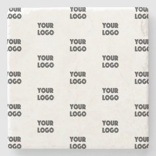 Dessous-de-verre En Pierre Logo simple à répéter