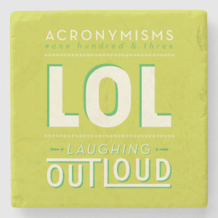 DESSOUS-DE-VERRE EN PIERRE LOL