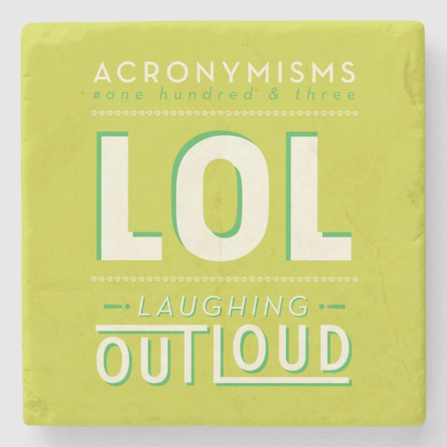 DESSOUS-DE-VERRE EN PIERRE LOL (Devant)