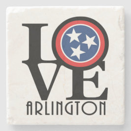 Dessous-de-verre En Pierre LOVE Arlington TN