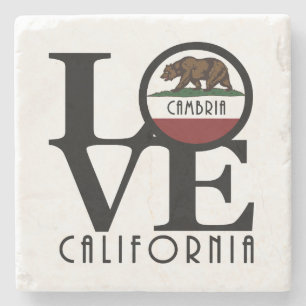Dessous-de-verre En Pierre LOVE Cambria Californie