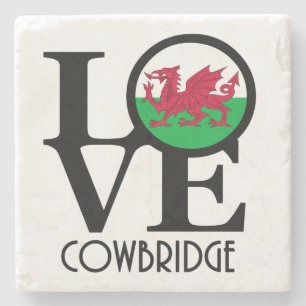 Dessous-de-verre En Pierre LOVE Cowbridge