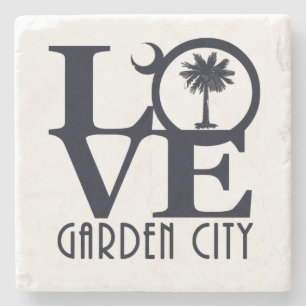 Dessous-de-verre En Pierre : LOVE Garden City, SC