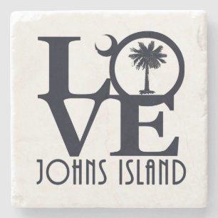 Dessous-de-verre En Pierre LOVE Johns Island SC