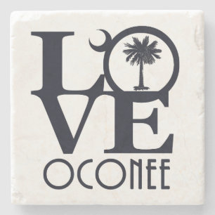 Dessous-de-verre En Pierre LOVE Oconee SC