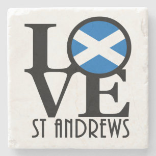 Dessous-de-verre En Pierre LOVE St Andrews Écosse
