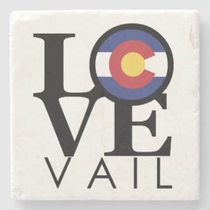 Dessous-de-verre En Pierre LOVE Vail