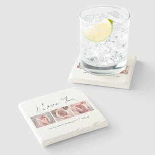 Dessous-de-verre En Pierre Love You Mom Photo