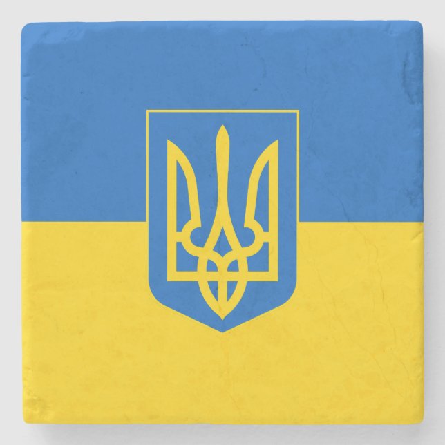 Dessous-de-verre En Pierre L'Ukraine (Devant)