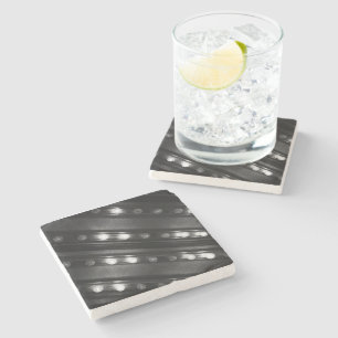 Dessous-de-verre En Pierre Luminaires noir et blanc