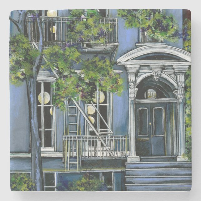 Dessous-de-verre En Pierre Lumineuse sphère de l'intérieur, New York (Devant)