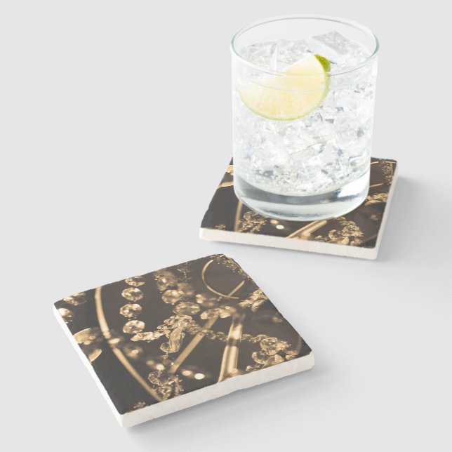 Dessous-de-verre En Pierre Lustre en cristal (Côté)