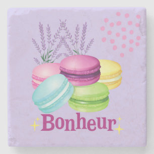 Dessous-de-verre En Pierre Macarons français