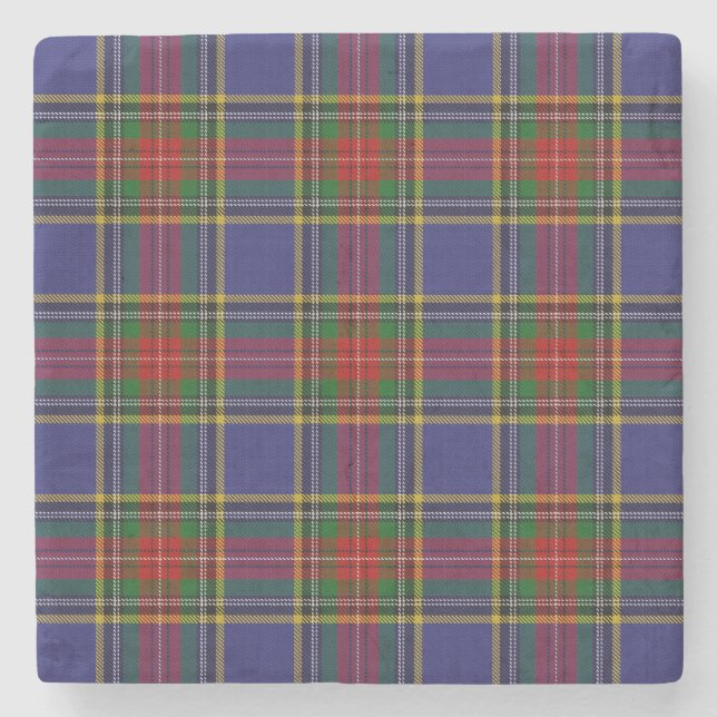 Dessous-de-verre En Pierre MacBeth Tartan (Devant)