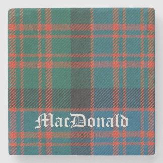 Dessous-de-verre En Pierre MacDonald, MacDonald Scottish Tartan, MacDonald