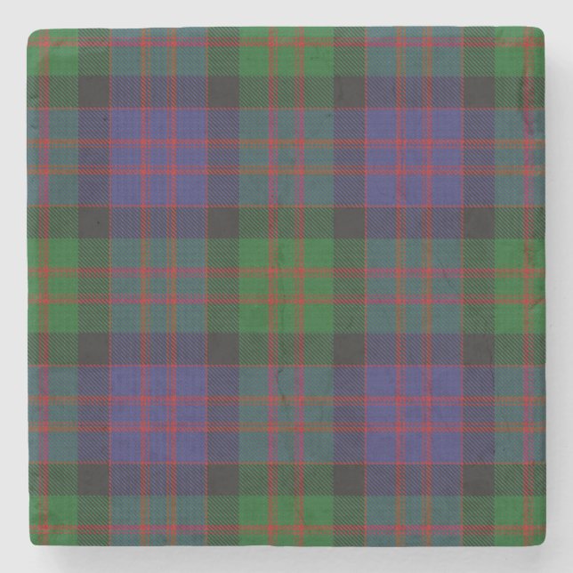 Dessous-de-verre En Pierre MacDonald Tartan (Devant)