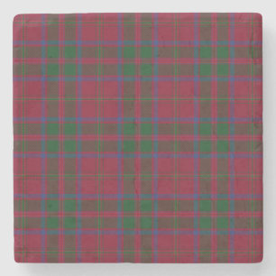 Dessous-de-verre En Pierre MacDougall Clan Originaux Tartan