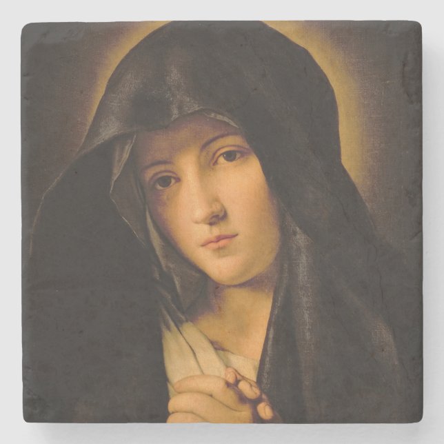 Dessous-de-verre En Pierre Madonna (Devant)