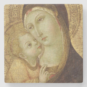 Dessous-de-verre En Pierre Madonna et enfant 2