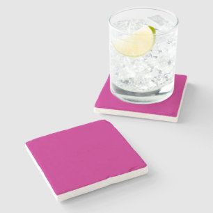 Dessous-de-verre En Pierre Magenta (couleur solide) 