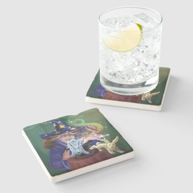 Dessous-de-verre En Pierre Magie (Côté)