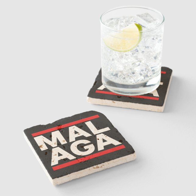 Dessous-de-verre En Pierre Malaga 2 (Côté)