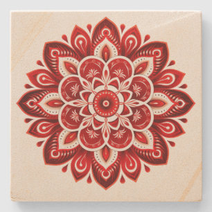 Dessous-de-verre En Pierre Mandala