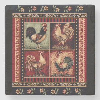 Dessous-de-verre En Pierre marbre de coq kitch