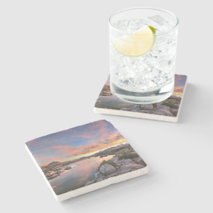 Dessous-de-verre En Pierre Marie Lake Sunrise Panorama - sentier John Muir