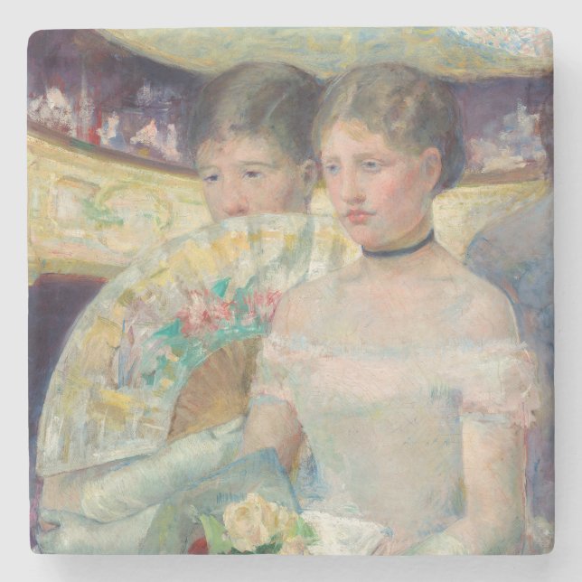 Dessous-de-verre En Pierre Mary Cassatt - Le Loge (Devant)